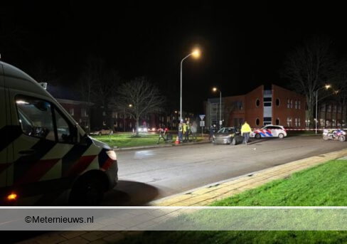 Fietser ernstig gewond na aanrijding in Veendam.