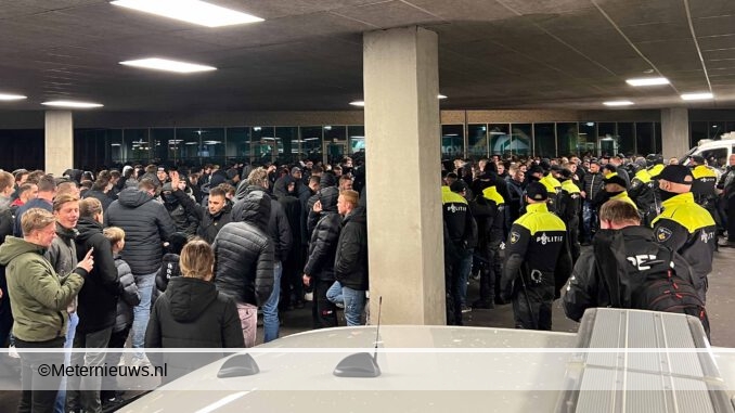 supporters Groningen bij Euroborg Groningen