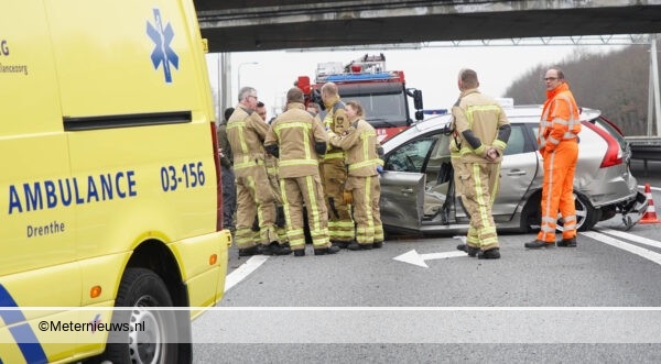 Ernstig ongeval A28 Hoogeveen. Ernstig ongeval A28 Hoogeveen.