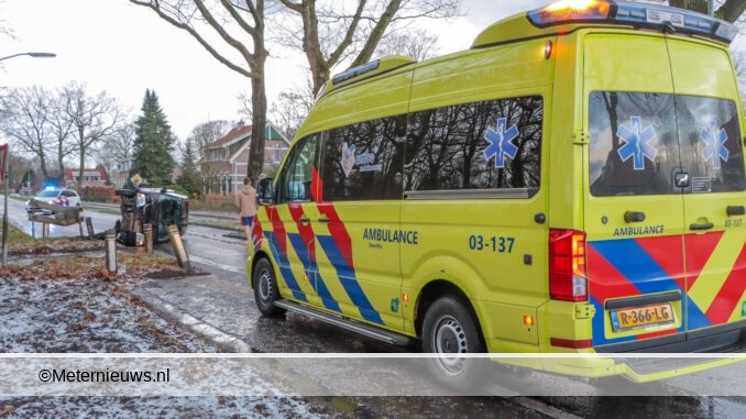 auto gladheid wegversmalling Erica