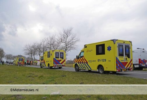 Meerdere gewonden na ongeval in Uithuizen.