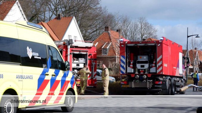 man wildeniet naar ziekenhuis brand Coevorden