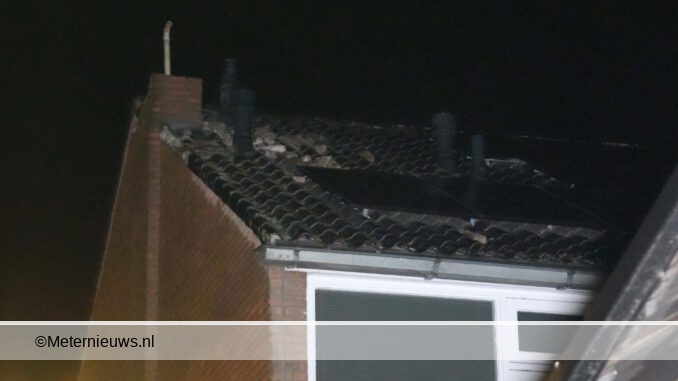 blikseminslag woningen Meppel