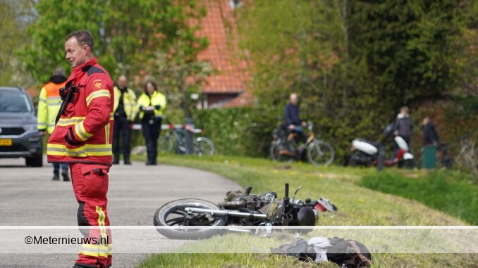 ernstig ongeval motor fietsers Blijham4