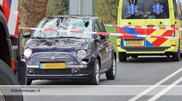 Voetgangster aangereden N376 Sleen. Voetgangster aangereden N376 Sleen.
