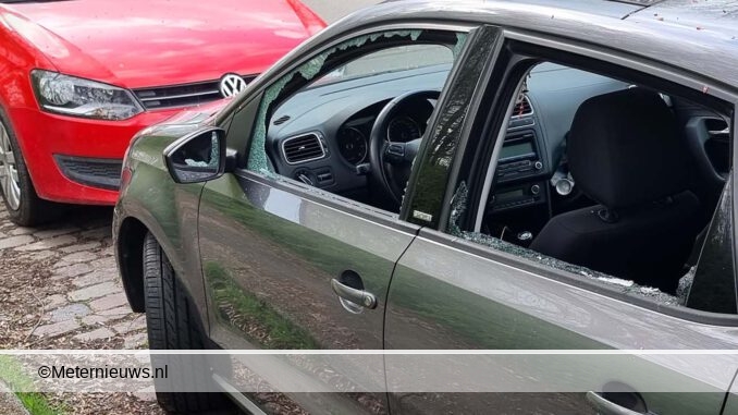 negen autos ingebroken groningen