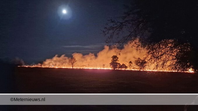 Grote natuur brand in Assen4