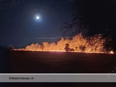 Grote natuur brand in Assen4