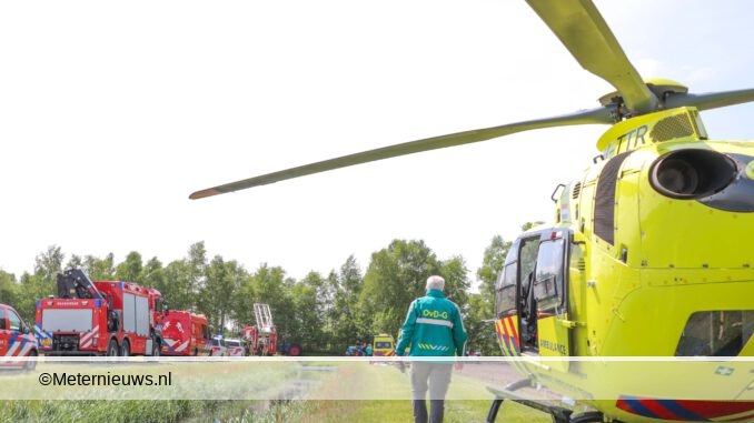 Minder jarige ersntig gewond tractor ongeval Weiteveen