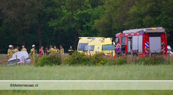 Drie gewonden bij ongeval op N48. Drie gewonden bij ongeval op N48.