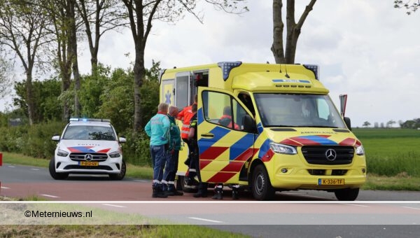 Ernstige aanrijding in Oldehove. Ernstige aanrijding in Oldehove.