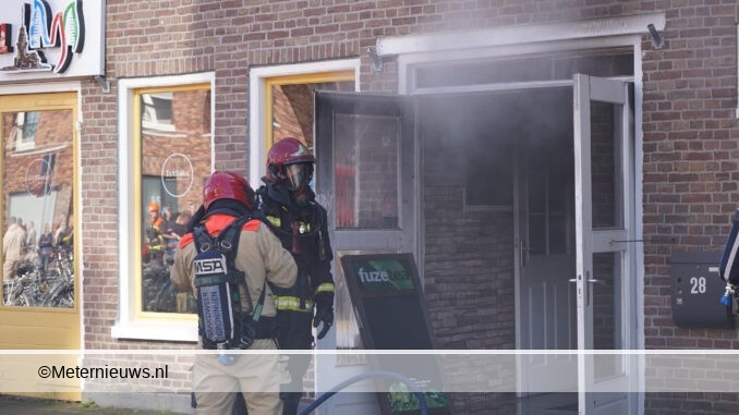 restaurantbrand in Groningen