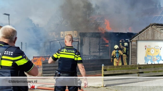 schuurtjes afgebrand in Assen