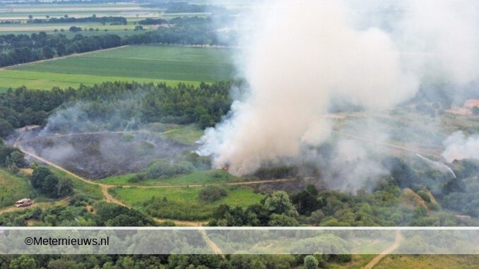 grote bosbrand Ter apel
