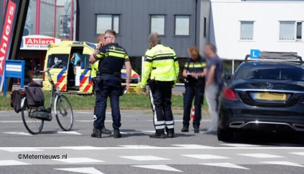 Botsing Leswagen en fietser in Coevorden. Botsing Leswagen en fietser in Coevorden.