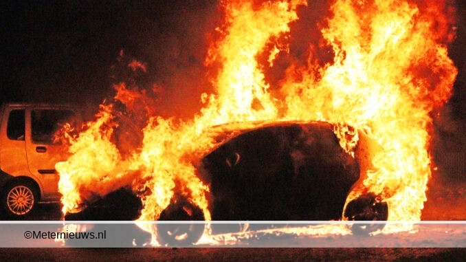 auto in lichter laaie in Assen