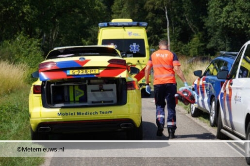 Ernstig ongeval wielrenner Yde. Ernstig ongeval wielrenner Yde.