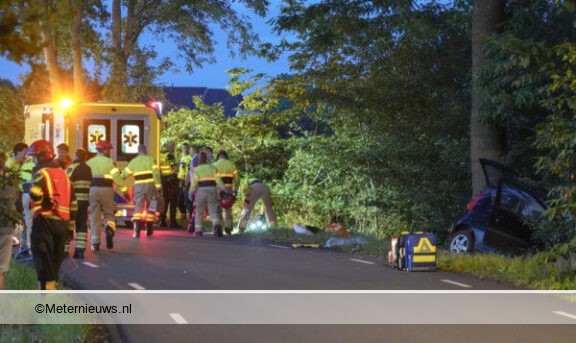 Beknelling na ongeval in Groningen. Beknelling na ongeval in Groningen.