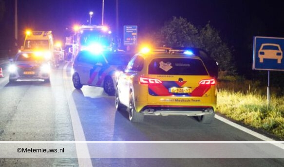 Zeer ernstig ongeval op de n381 bij Beilen. Zeer ernstig ongeval op de n381 bij Beilen.
