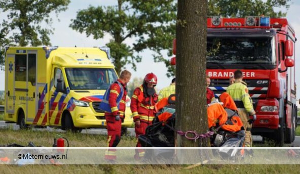 Ernstig ongeval N366 Veendam.
