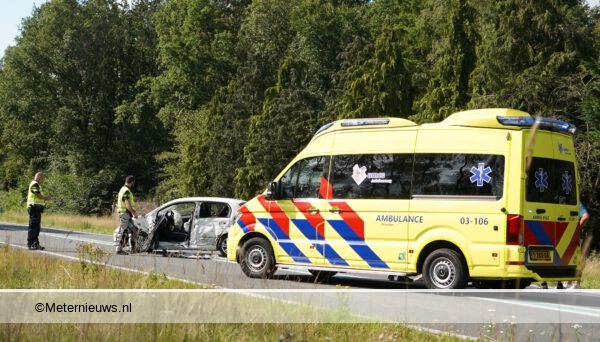 Forse file na aanrijding op n34 Schipborg. Forse file na aanrijding op n34 Schipborg.