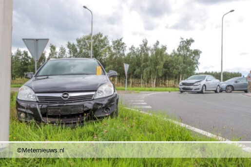 Ongeval door verkeersconflict. Ongeval door verkeersconflict.