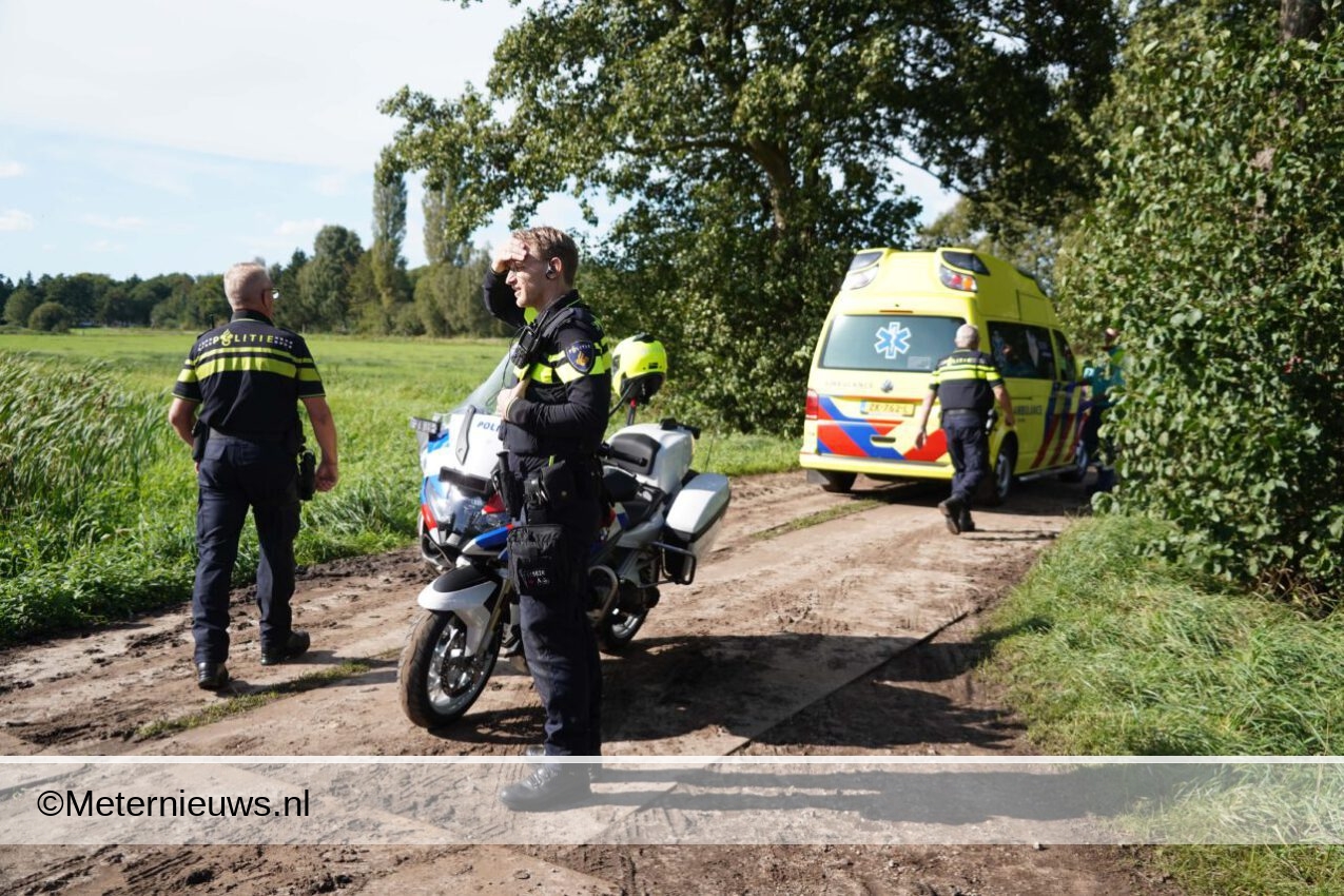zoekactie naar scootmobieler in Paterswolde