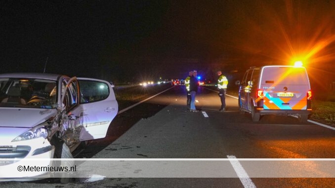 spoookrijder zorgt voor ravage N34 Drentse Emmen