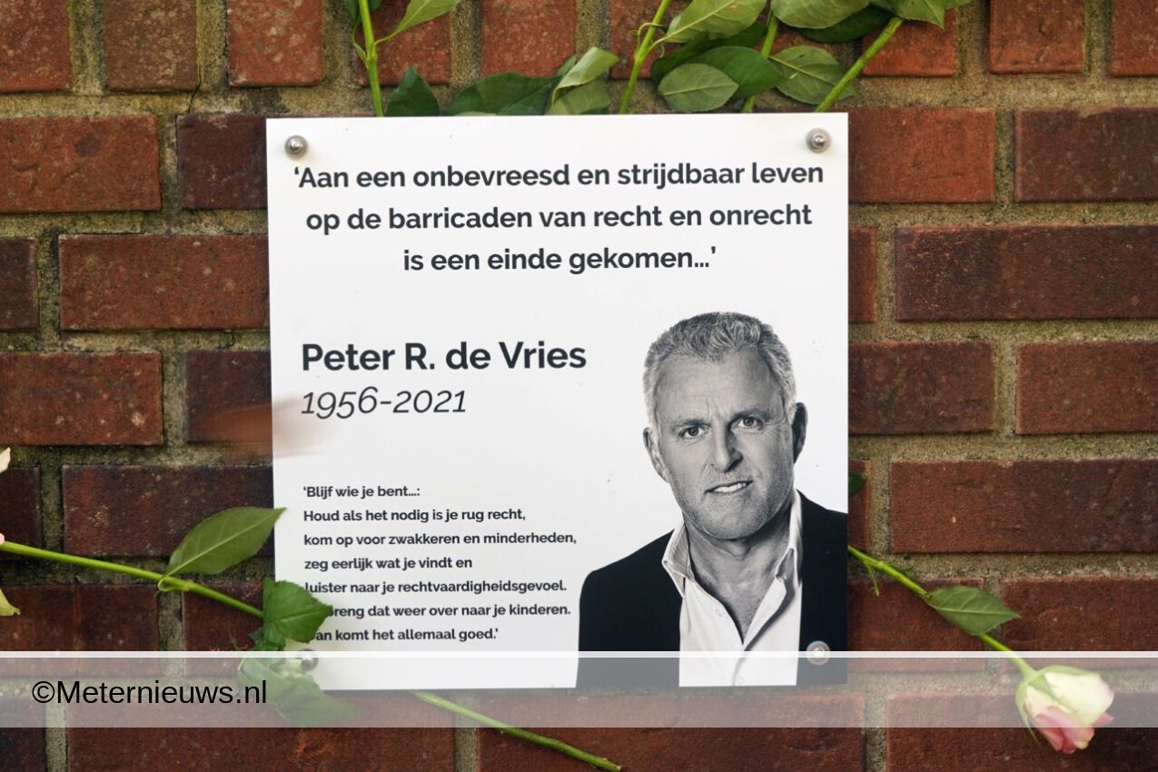 Gedenkteken voor vermoorde  Peter R. de Vries