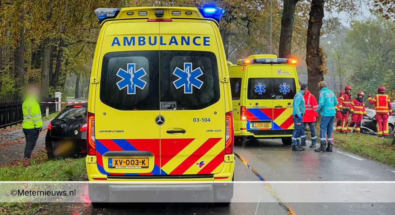 Frontale aanrijding Glimmen. Frontale aanrijding Glimmen.