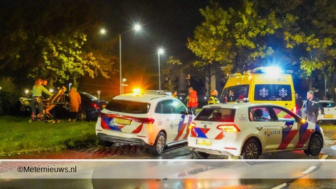 ongeval rotonde nobellaan Assen