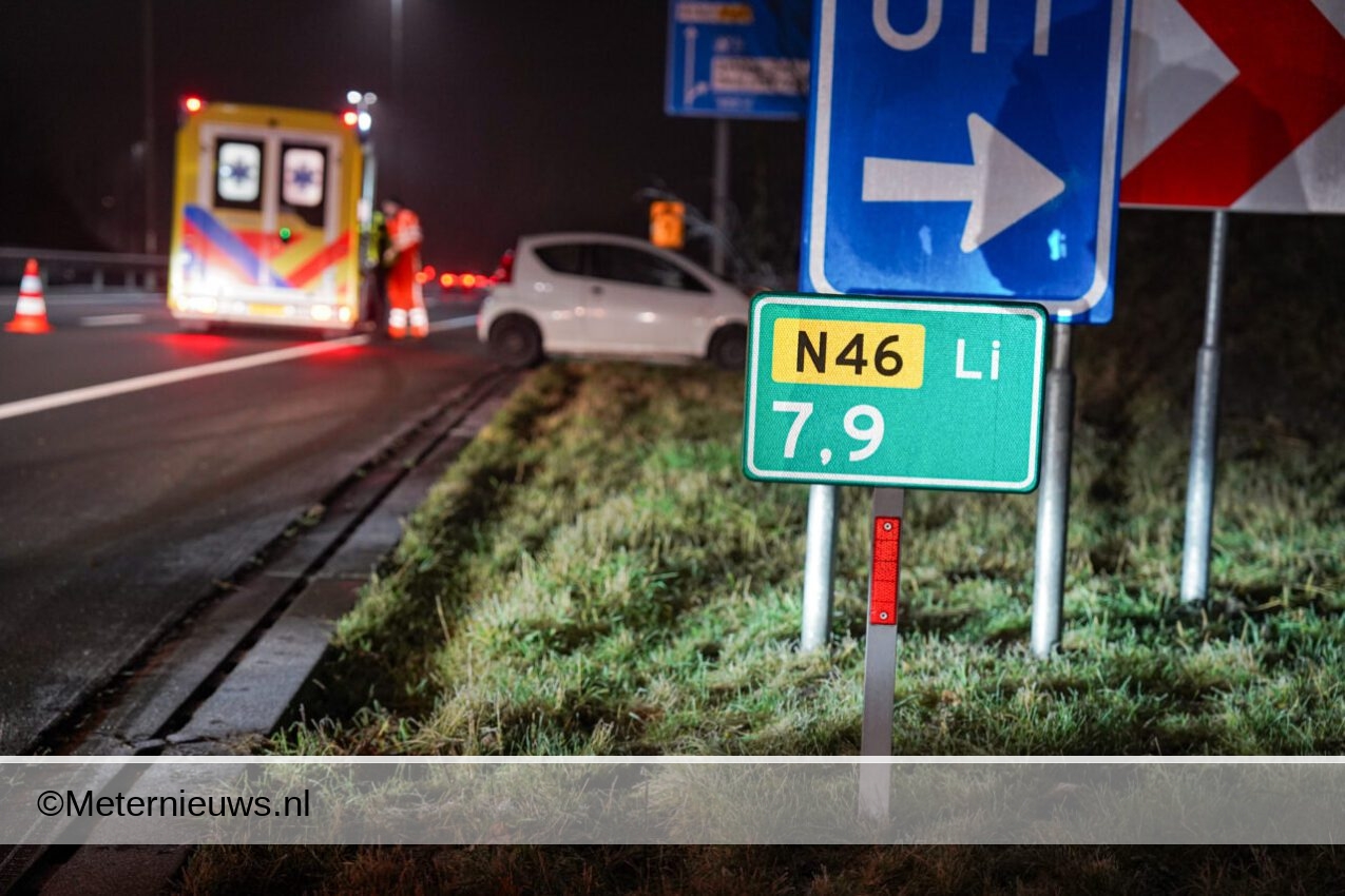 Gladheidsongeval in Groningen. Gladheidsongeval in Groningen.