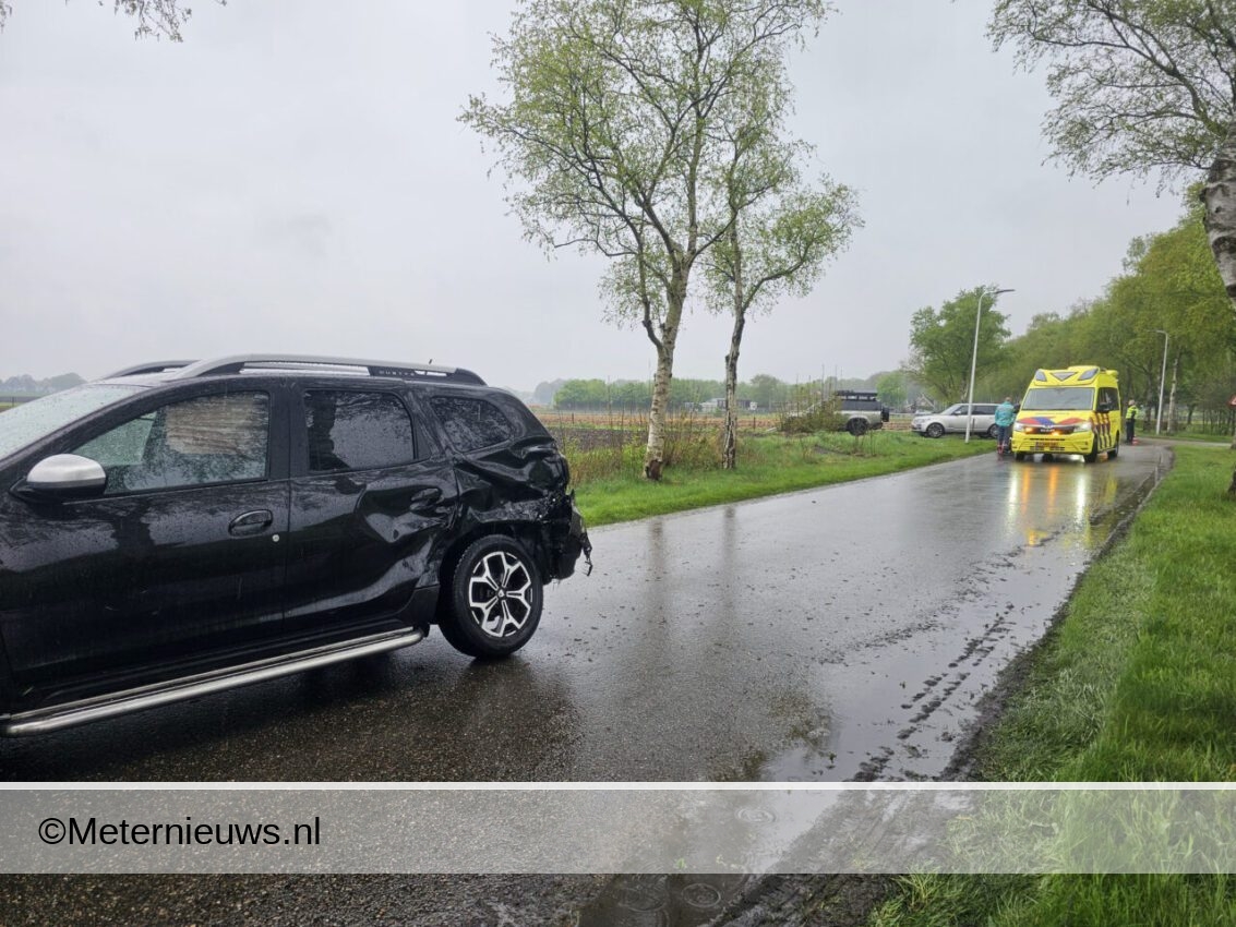 Drie gewonden na ongeval in Dwingeloo(Video)