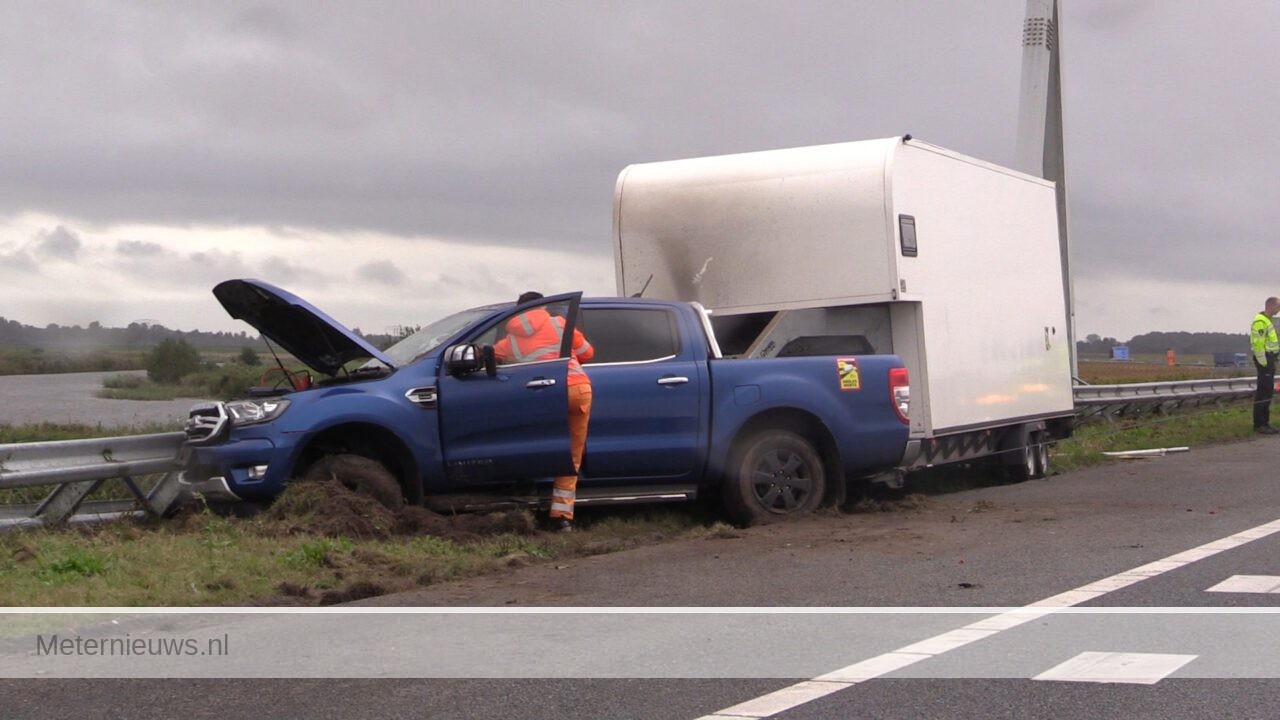 Ernstig ongeval bij Joure op de A6.