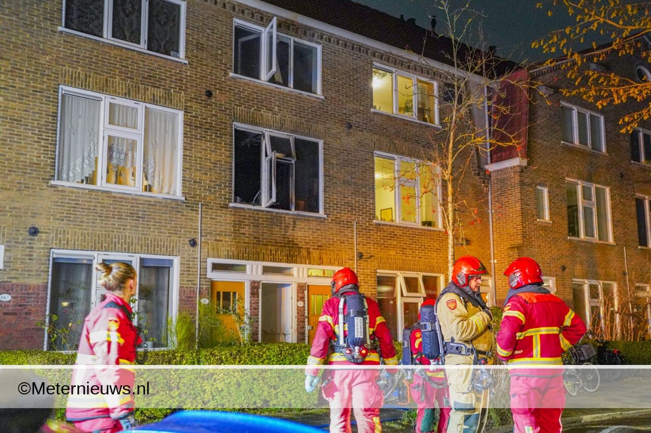 Woning uitgebrand in Groningen(Video)