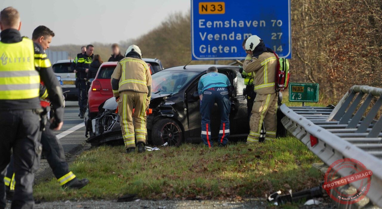 Ongeval N33 Assen |