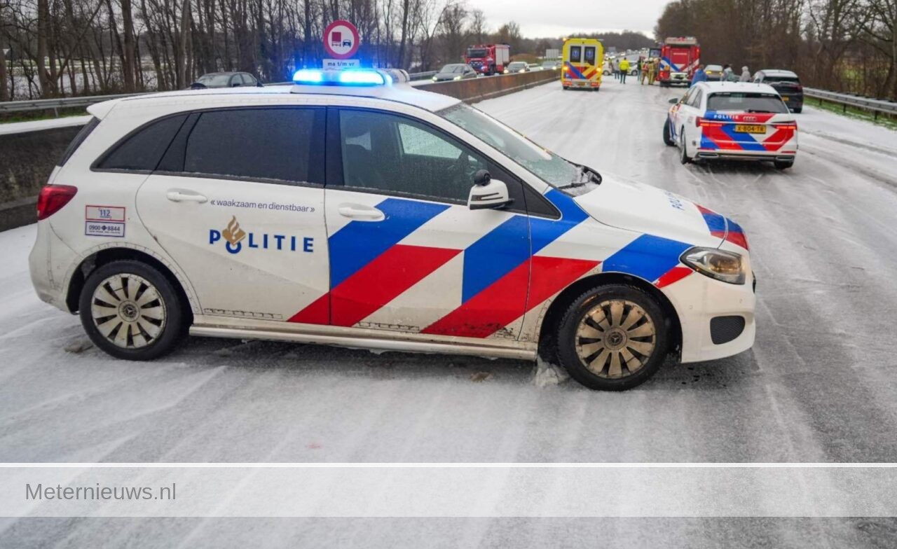 Diverse ongevallen door hagel op A28 en N48