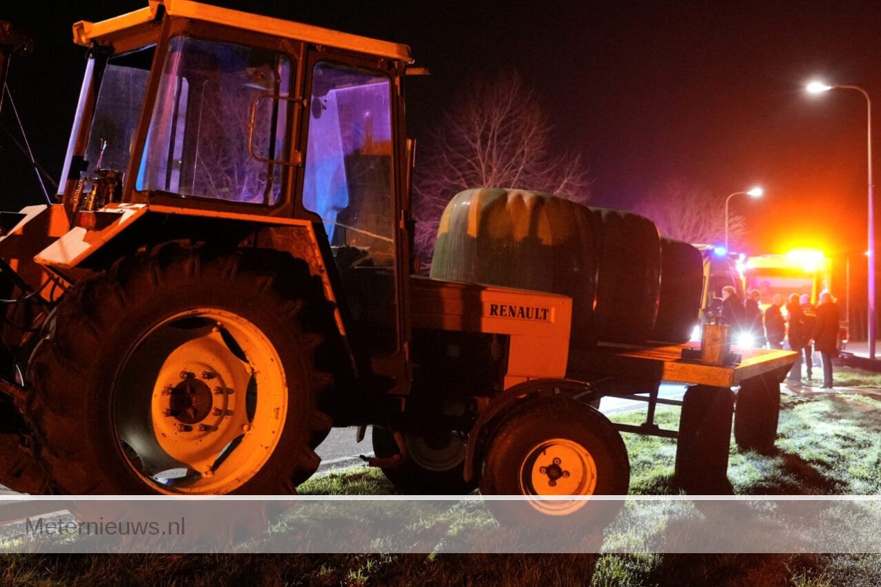 Tractor en automobilist botsen in Noordscheschut(Video) |