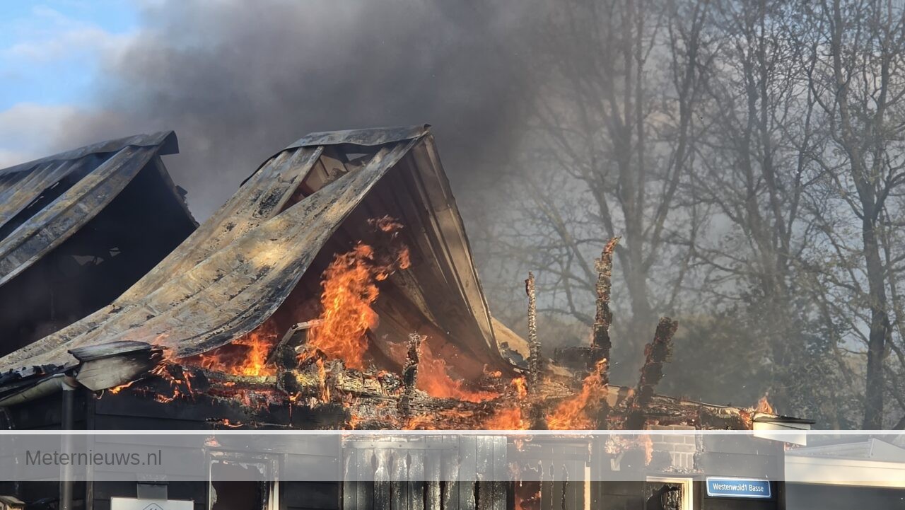 Schuurbrand Basse: loods verloren, woning gespaard(Video)