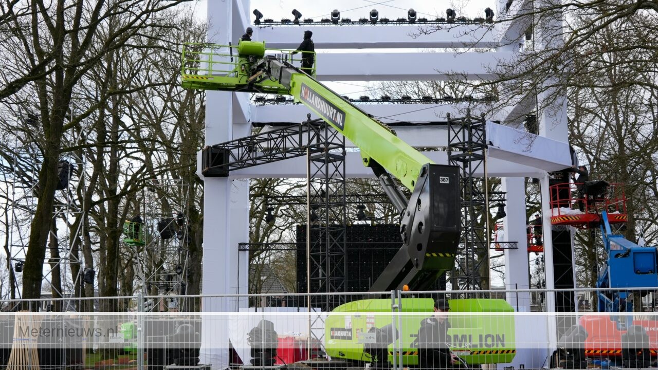 Opbouw ‘The Passion’ Dwingeloo |