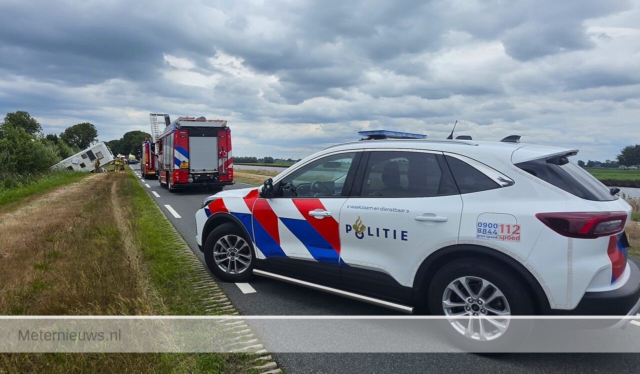 Ernstig ongeval N375 Wanneperveen |