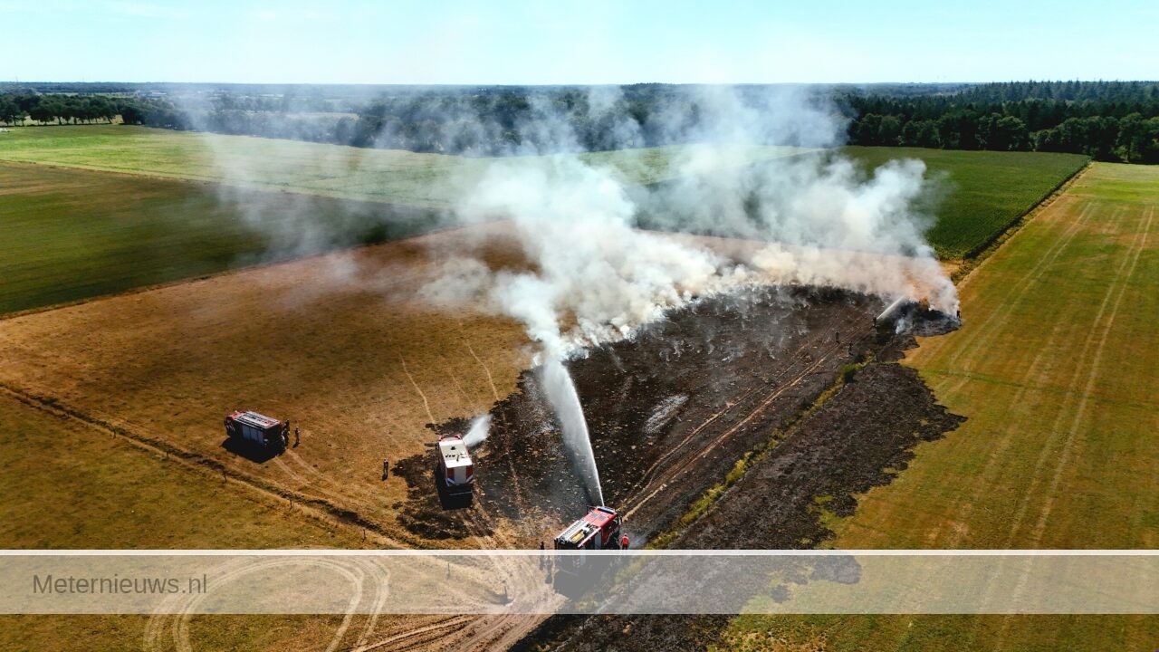 Akker in brand Ruinen |