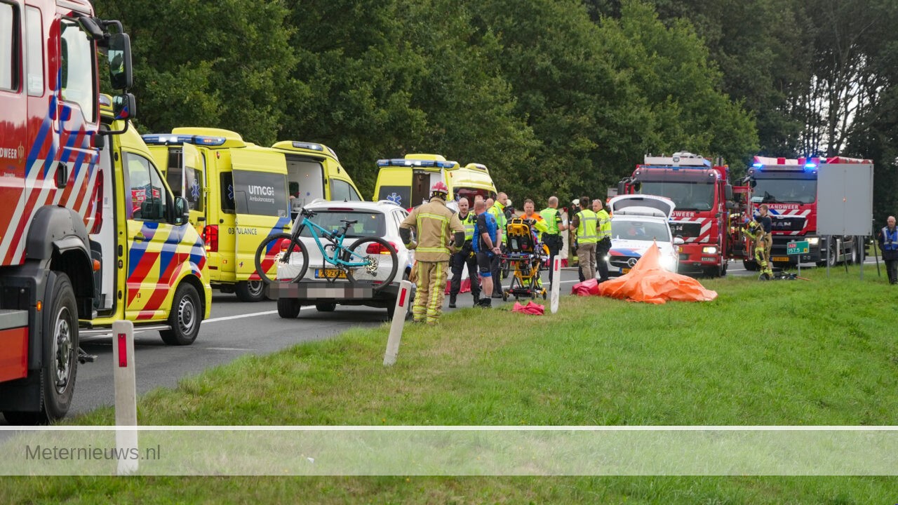 Kind overleden en vier zwaar gewonden na ongeval afrit A28 Beilen(Video) |