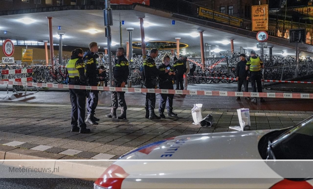 Steekpartij op Stationsplein Groningen
