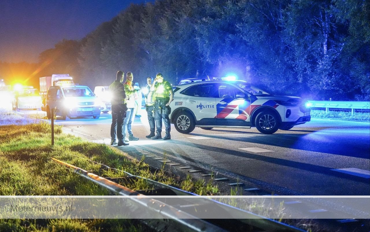 Ernstig motorongeval N366 (video)