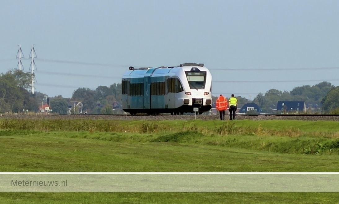 Koe overleden na aanrijding met trein