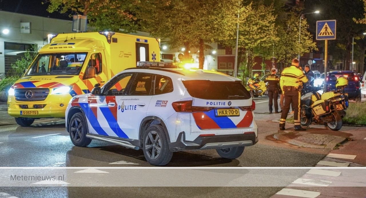 Fietser gewond bij aanrijding met auto